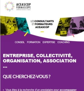 Les consultants Aceascop s’affichent